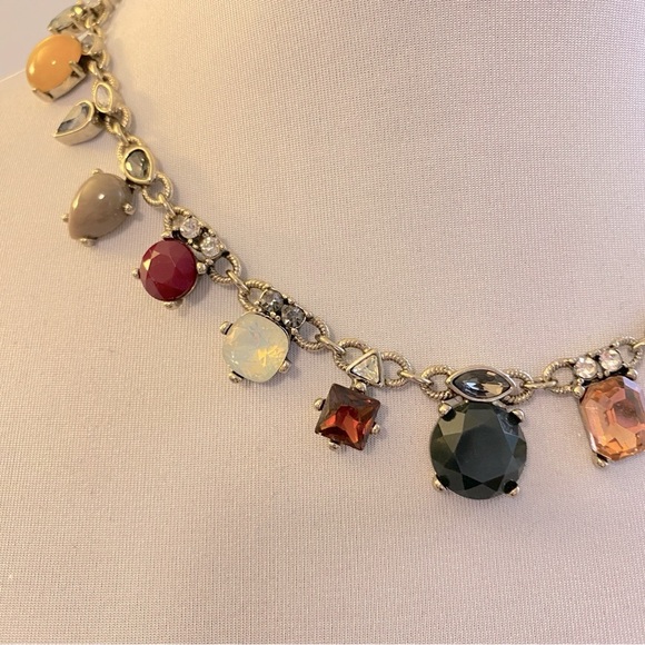 Gemstone Statement Necklace - Picture 2 of 3